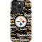 NFL Pittsburgh Steelers Black Blast iPhone 15 Pro Impact Case